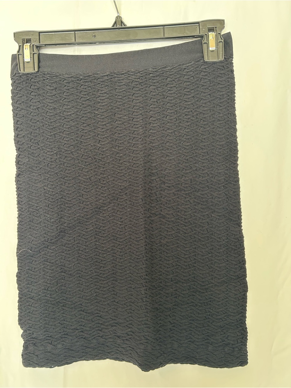 Derek Heart Black Textured Stretch Mini Skirt Size M Y2K